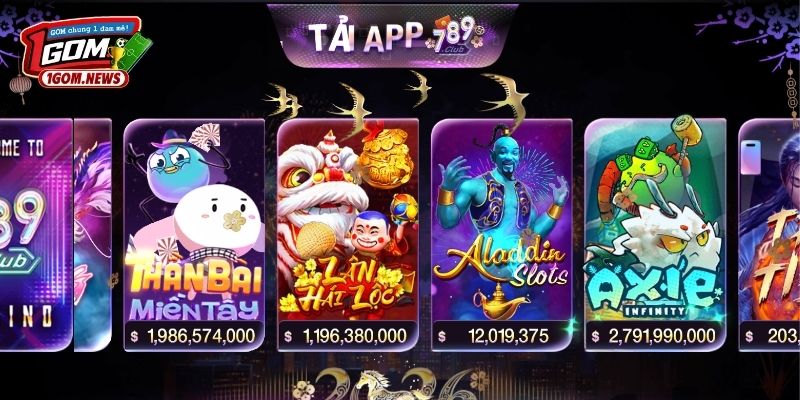 Danh mục trò chơi hấp dẫn tại 789 Club