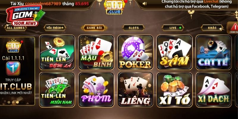 Điểm danh các tựa game đổi thưởng hấp dẫn tại HitClub bạn nên chơi